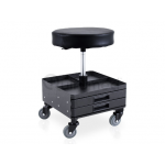 Scaun pentru salon tatuaj sau frizerie cu sertare depozitare model Quirumed QM 7033